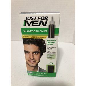 Just For Men Shampoo-In Hair Color H-50 DARKEST BROWN